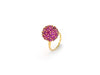 Yellow Gold Ring with Ruby
