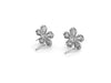 Vintage White Gold Earrings with Diamond