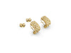 Vintage Yellow Gold Earrings with Diamond