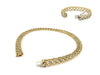Set Yellow Gold Necklace & Bracelet with Diamond