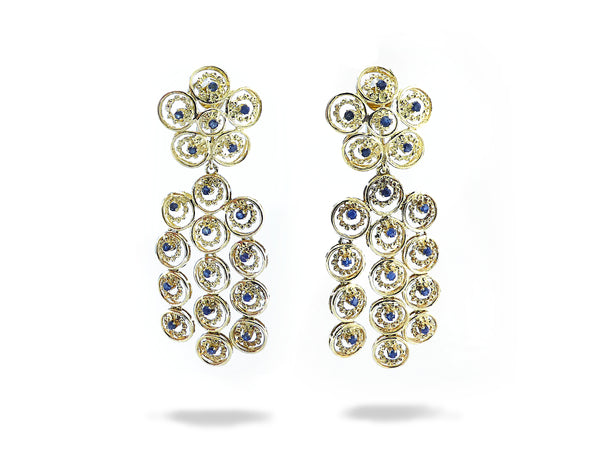 Earrings with Sapphire