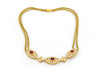 Necklace with Diamond & Ruby