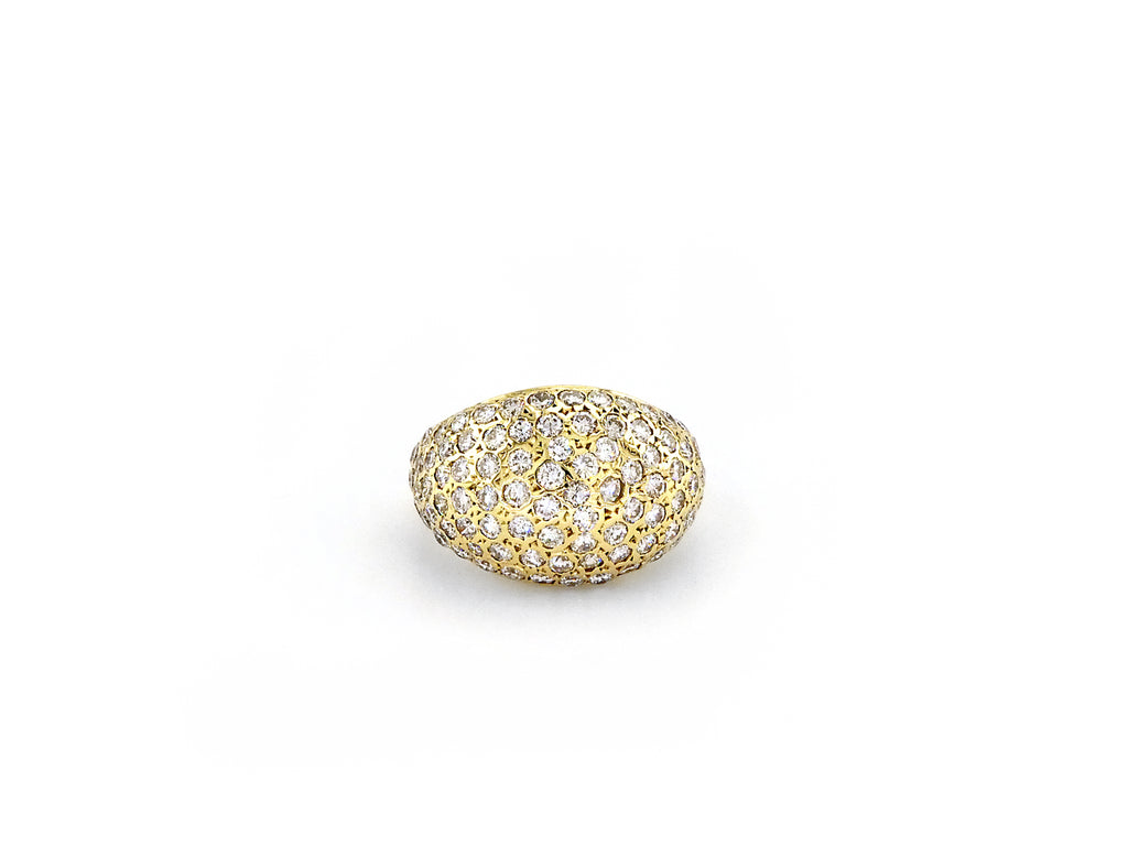 Yellow Golden Diamond Ring