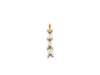Diamond set of Pendant & Earrings with Black Diamond Necklace