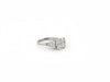 Antique White Gold Ring with Diamond
