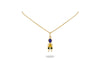 Yellow Gold Pendant with Necklace