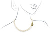 Pearl Necklace with Gold Lock