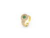 Ring with Diamond & Emerald