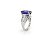 Ring with Tanzanite & Diamond