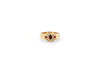 Ring with Diamond & Ruby