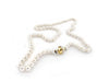 Pearl Necklace with Golden Clasp