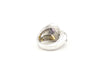 White Gold Ring with Semi-precious Stones