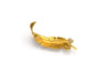 Vintage Gold Feather Brooch