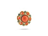 Antique Brooch with Coral & Pearl