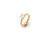 Rose Gold Solitaire Ring with Diamond