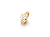 Rose Gold Solitaire Ring with Diamond