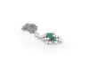 Vintage Diamond & Emerald Necklace