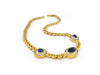Necklace Yellow Gold with Sapphire & Diamond