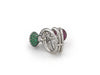 Fani Gioielli Ring with Emerald, Ruby & Diamond