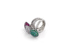 Fani Gioielli Ring with Emerald, Ruby & Diamond