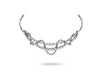 Vintage White Gold Necklace with Diamond
