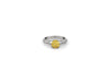 White Gold Solitaire Ring with Diamond