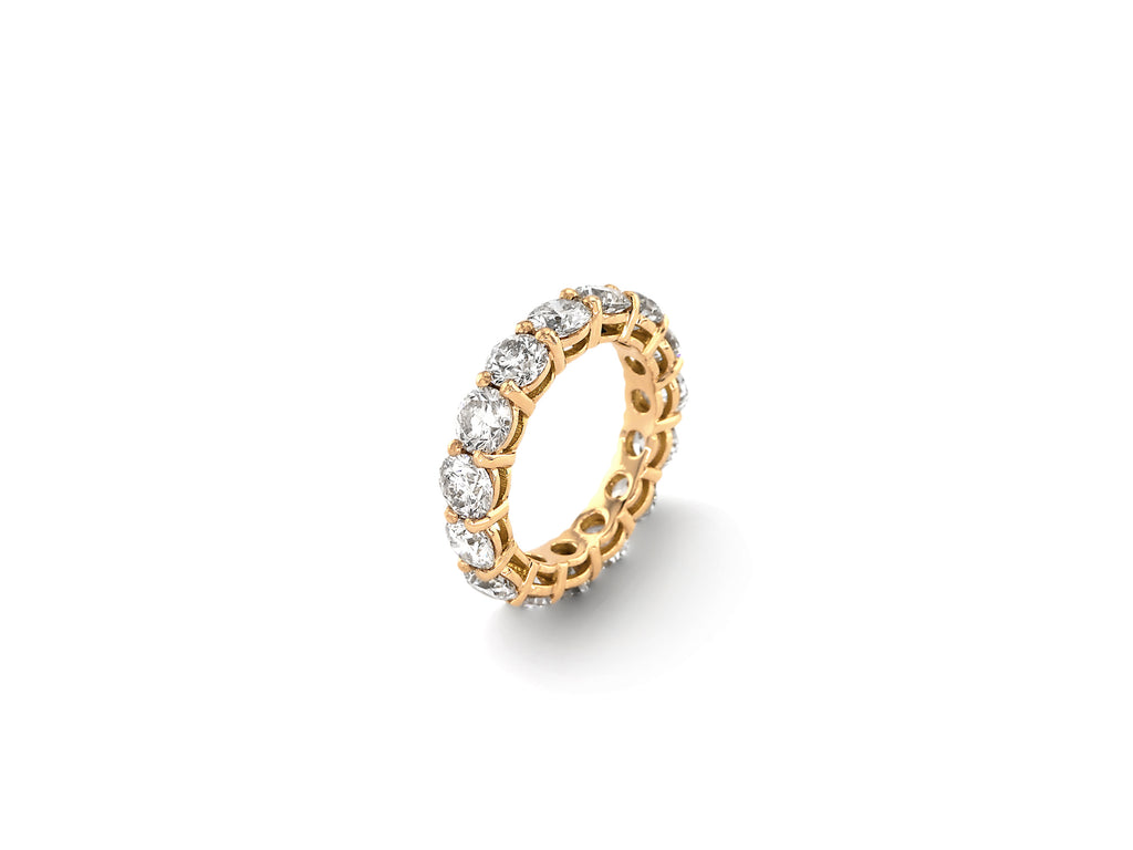 Rose Gold Alliance Ring with Diamond